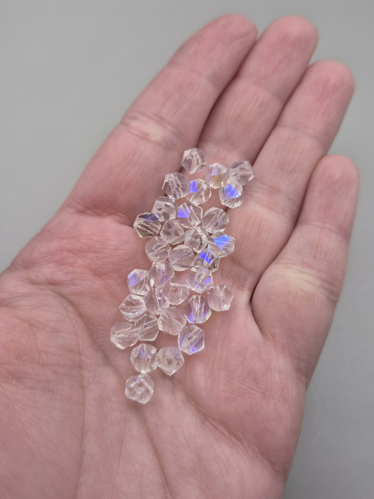 Margele fatetate 6mm clear AB [2]