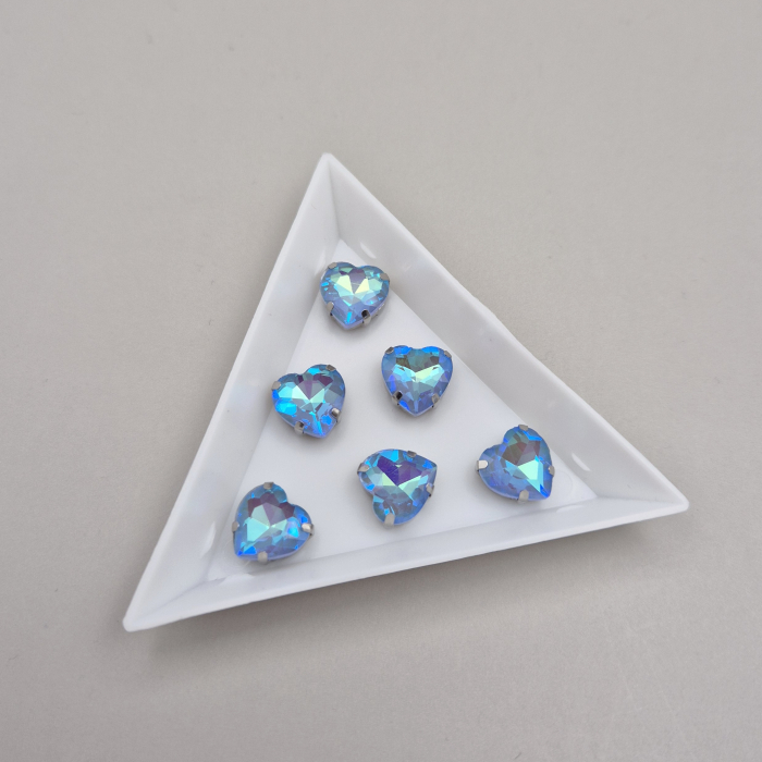 Stras inima 10mm light safir AB [1]