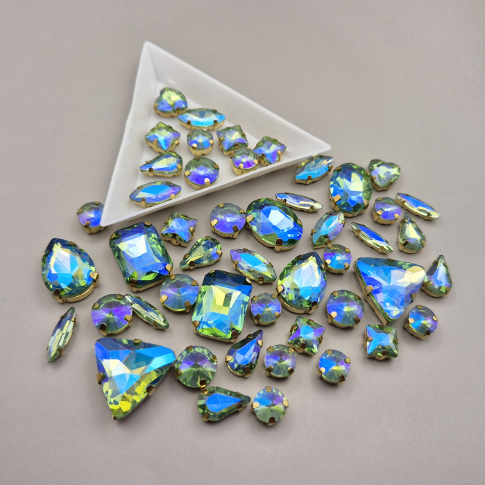 Mix strasuri peridot AB [1]