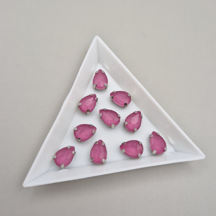 Stras Lacrima 7x10mm Roz pruna jelly [1]