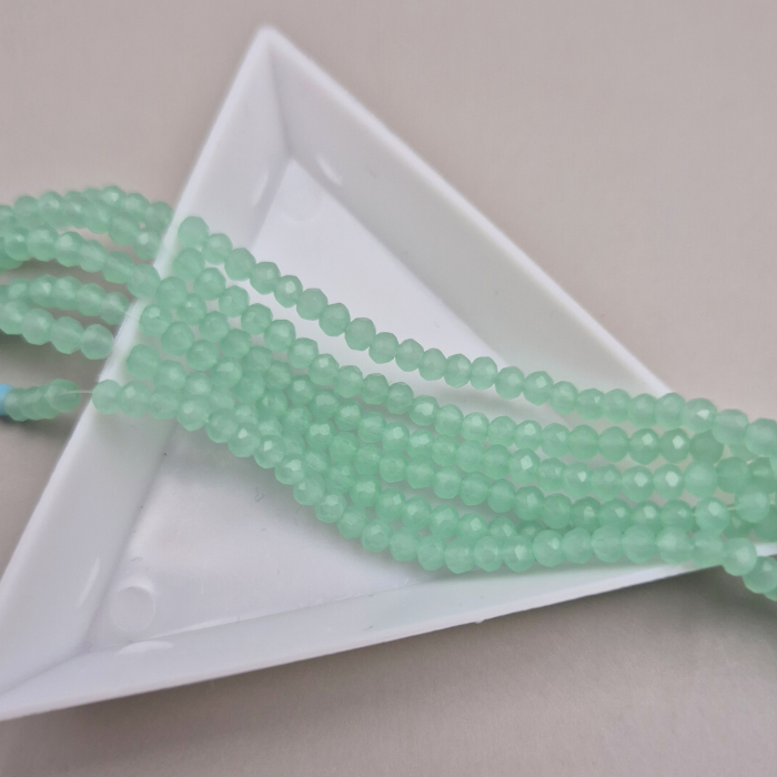 Margele fatetate 2x3mm verde2 [1]