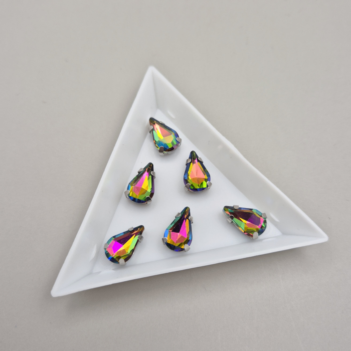 Stras lacrima 8x13mm flame RB [1]