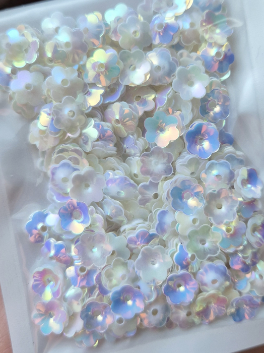 Paiete floare cupa 8mm milky white JG 1 [1]