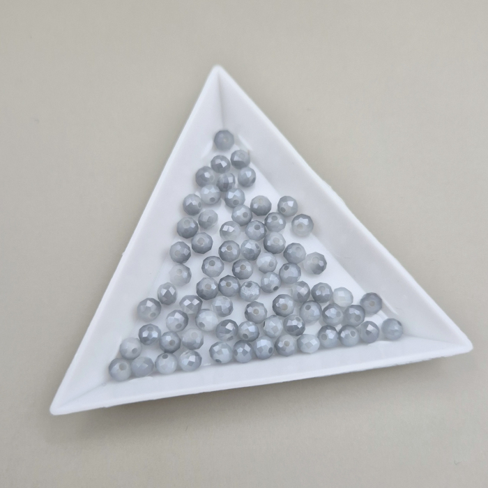 Margele 3x4mm fatetate gri 2 nuante [1]