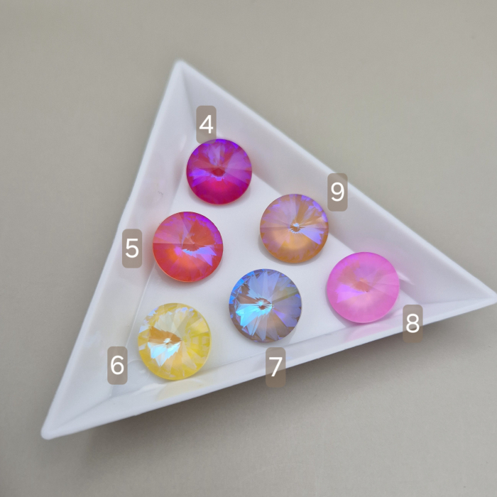 Stras 12mm mocha - 12 culori [2]