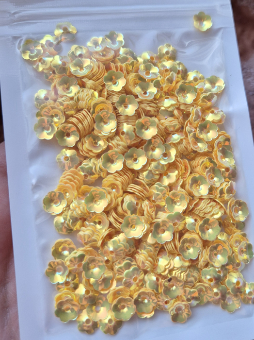 Paiete floare cupa 6mm topaz AB [1]