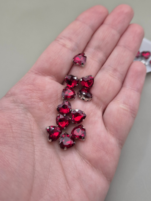 Stars 8mm inima rosu [2]