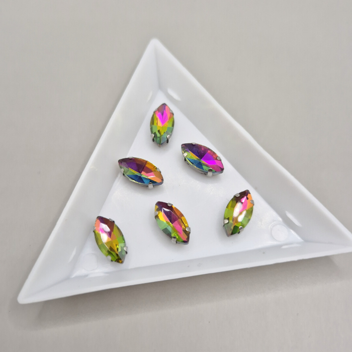 Stras Frunza Multicolor 6x12mm [1]