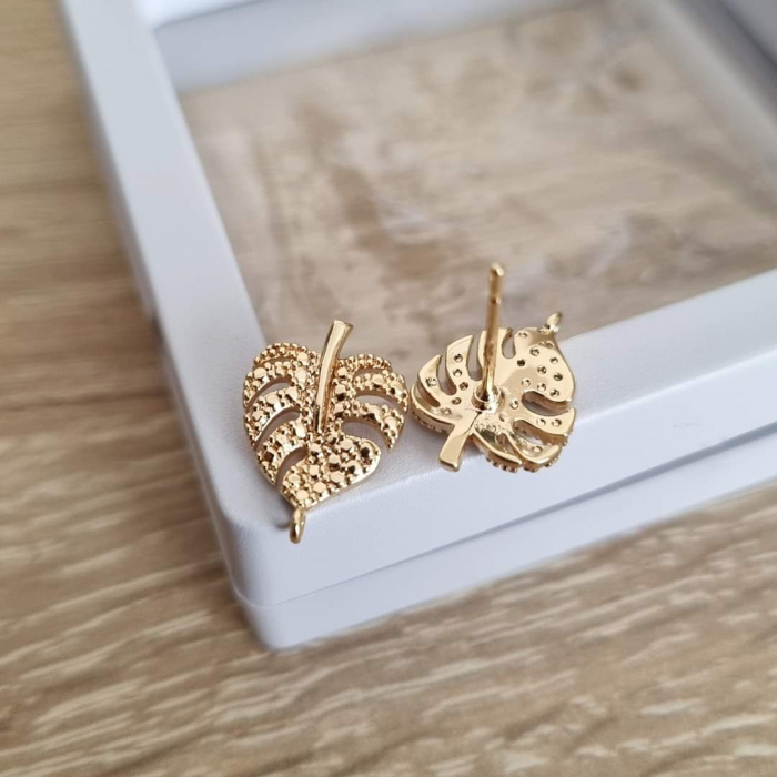 Baze cercei Aurii 10x14mm [1]