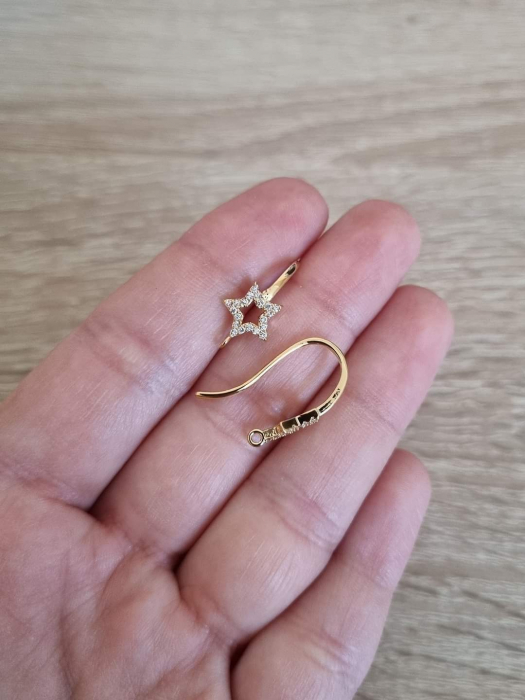 Baze cercei Aurii 22x9mm [1]