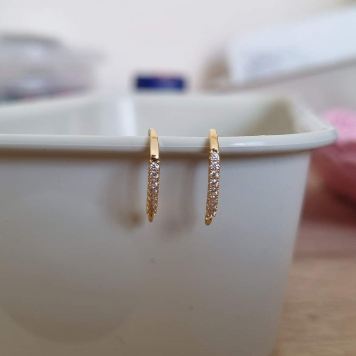 Baze cercei Aurii 21x2mm [1]