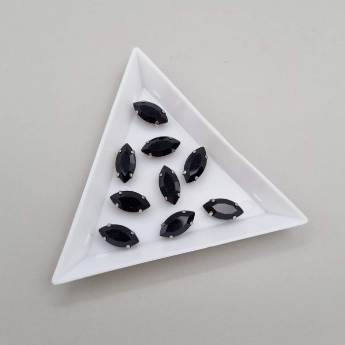 Smarald Frunza Negru 6x12mm [1]