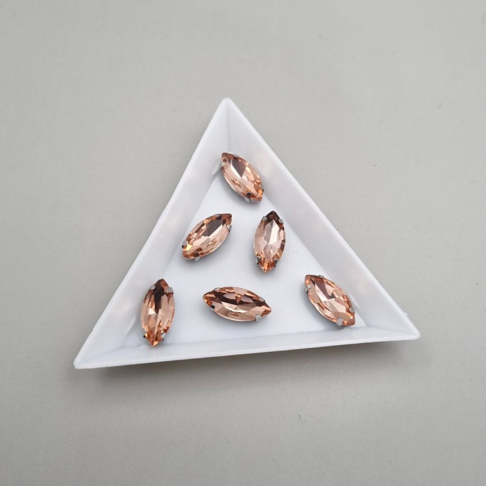 Stras Frunza Peach 7x15mm [1]