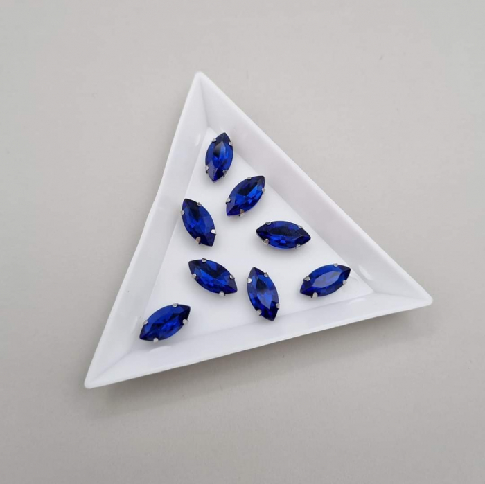 Stras Frunza Safir 6x12mm [1]