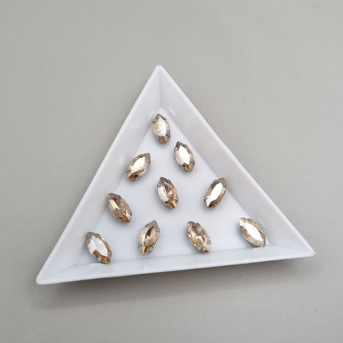 Stras Frunza Sampanie 5x10mm [1]