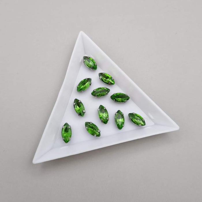 Stras Frunza Olive 5x10mm [1]