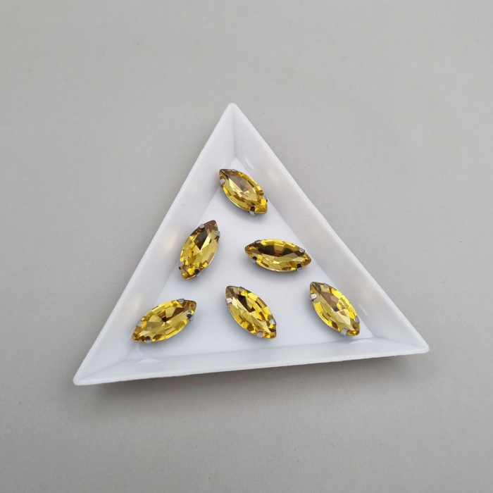 Stras Frunza Topaz 7x15mm [1]