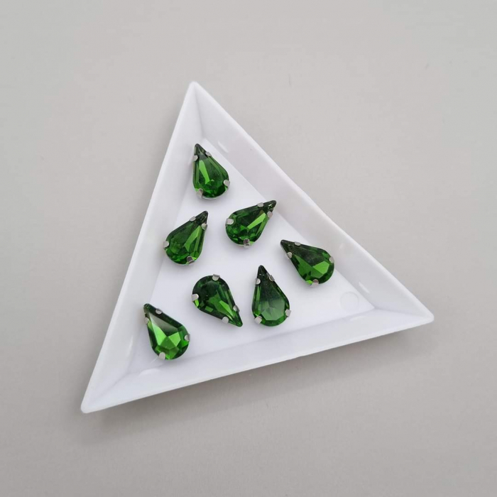 Stras Lacrima Olive 8x13mm [1]