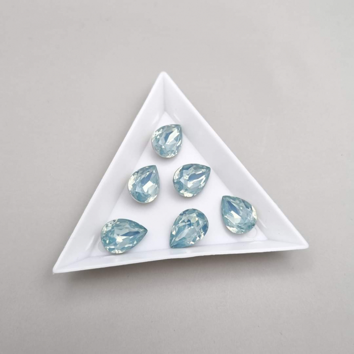 Stras Rasina - Bleu Opal 10x14mm [1]