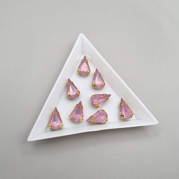 Stras Rasina - Roz Opal 8x13mm [1]