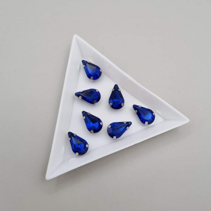Stras Lacrima Safir 8x13mm [1]