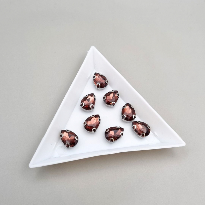 Stras Lacrima Wine red 7x10mm [1]