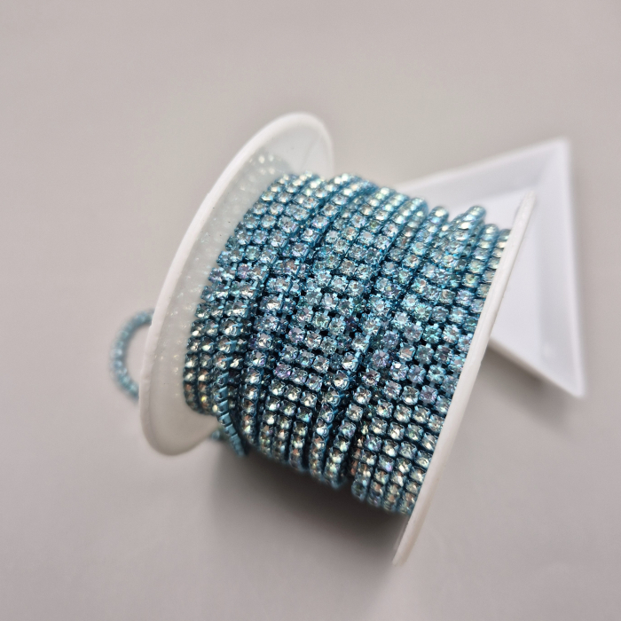 Lant strasuri aquamarine volcano 2mm [1]