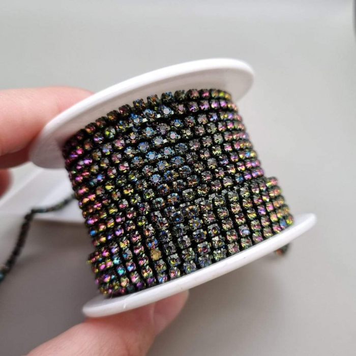 Lant strasuri Multicolor 2.5mm [1]