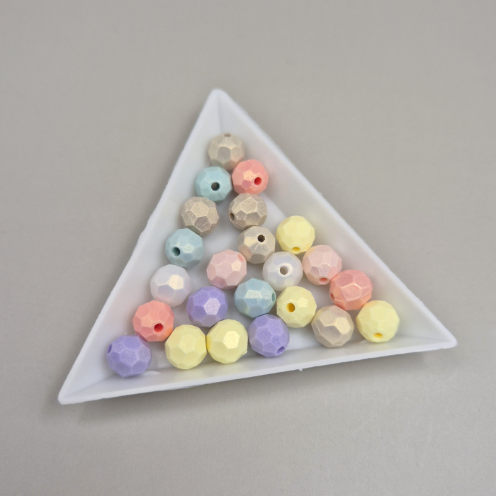 Margele acril mix fatetate 8mm [1]