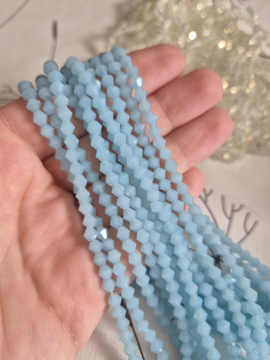 Margele Biconice 4mm Bleu [1]
