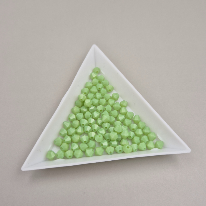 Margele Biconice 4mm Verde opac [1]
