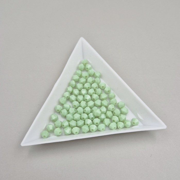 Margele Biconice 4mm Verde opac deschis [1]