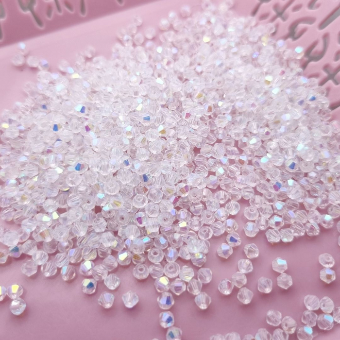 Margele Biconice Clear 2mm [1]