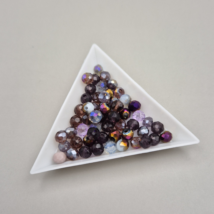 Margele fatetate 6x4mm mix mov [1]