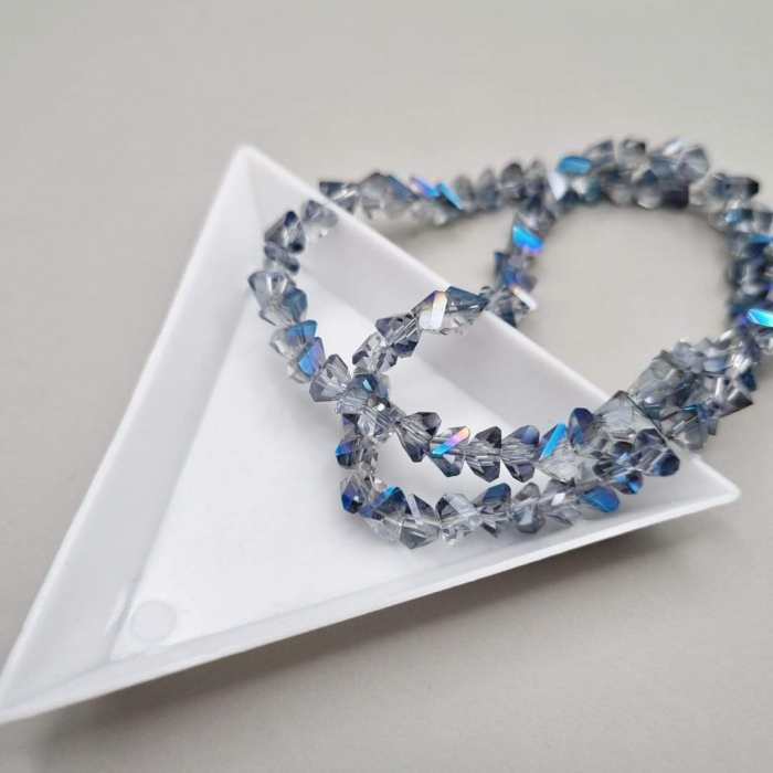 Margele fatetate-diamant Gri/AB 6mm [1]