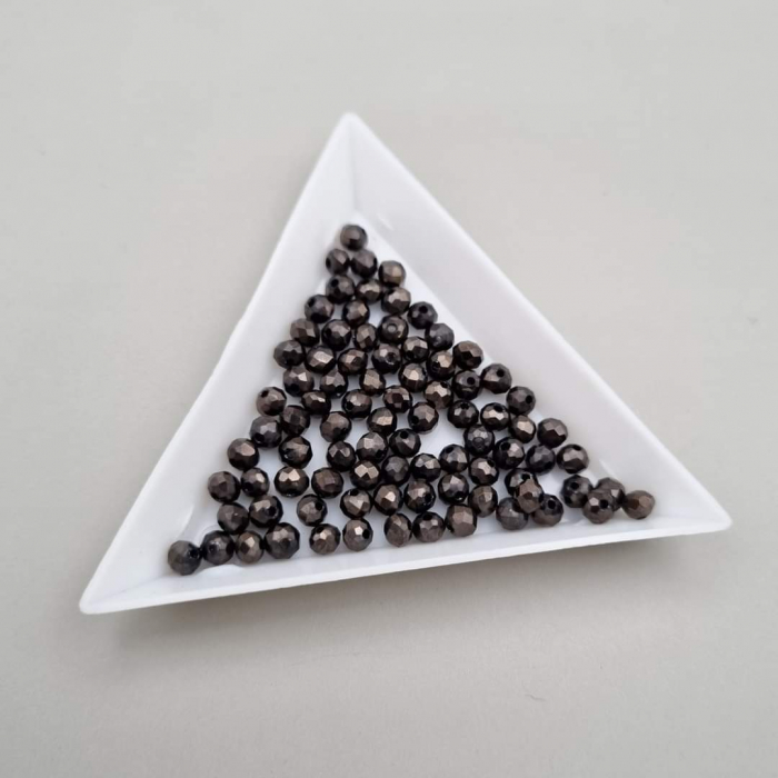 Margele fatetate Maro inchis 3x4mm [1]