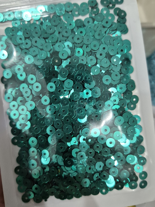 Paiete 4mm albastru zircon oglinda [1]