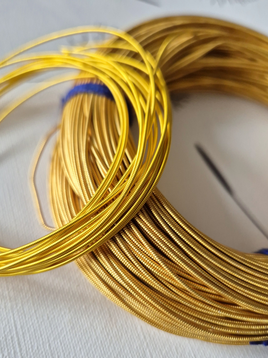 Sarma contur 1mm auriu stins - 50cm/200cm [2]