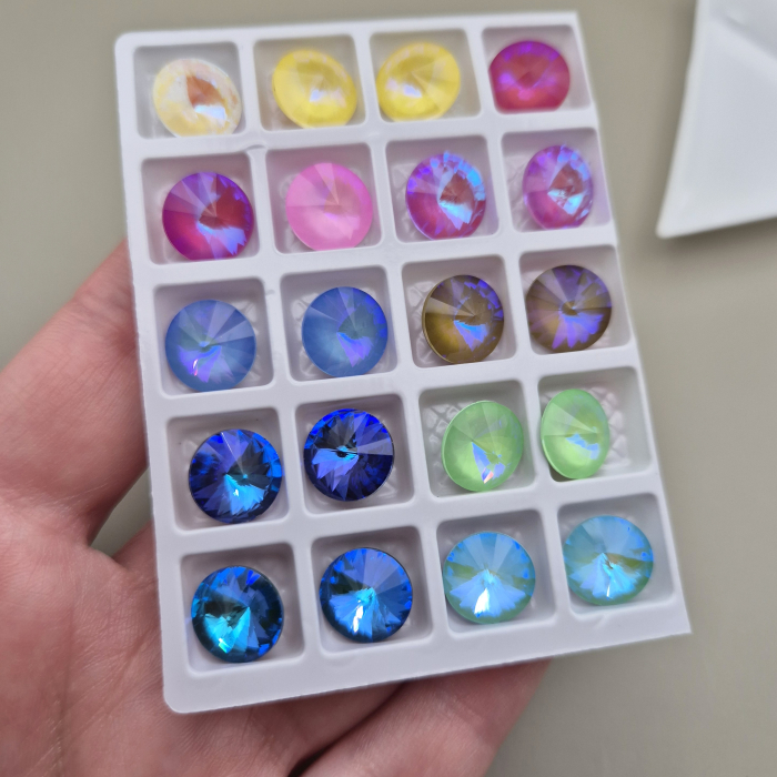 Stras 10mm mocha - 12 culori [2]