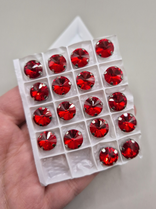 Stras 10mm Rosu deschis [1]