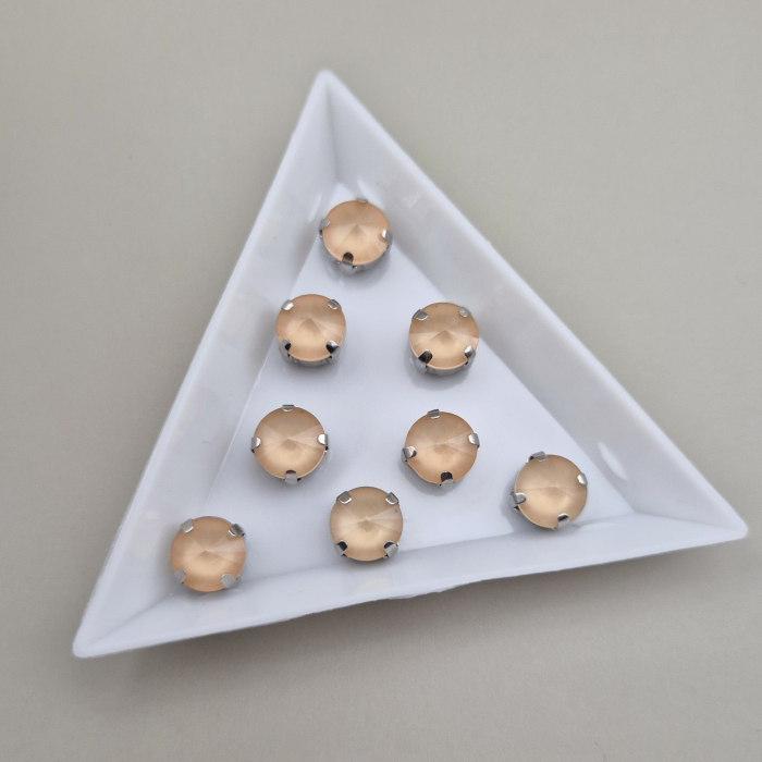 Stras 8mm rotund bej jelly [1]