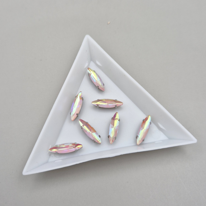 Stras Frunza 4x15mm Light peach AB [1]