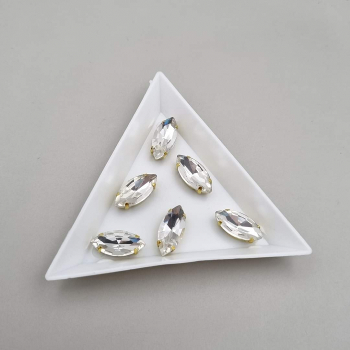Stras Frunza 7x15mm Clear [1]