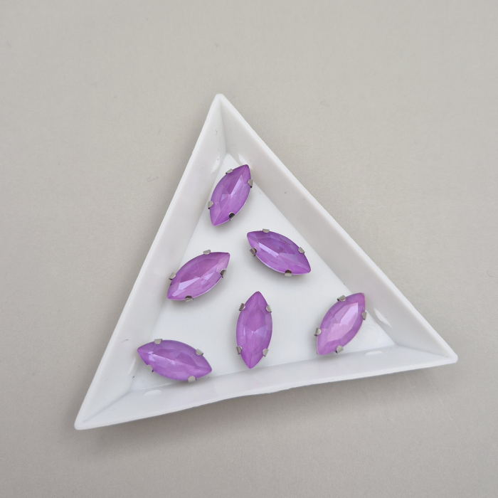 Stras Frunza 7x15mm Mov satin [1]