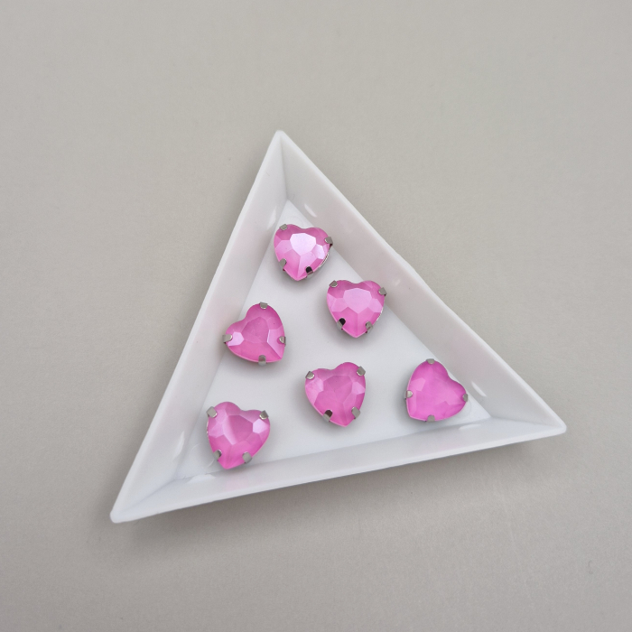 Stras inima 10mm roz jelly [1]