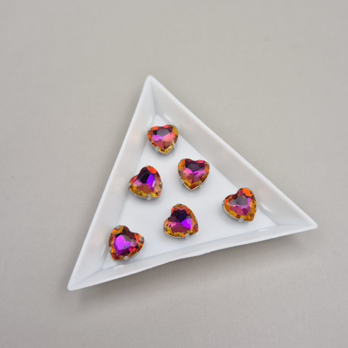 Stras inima 10mm Topaz RB [1]