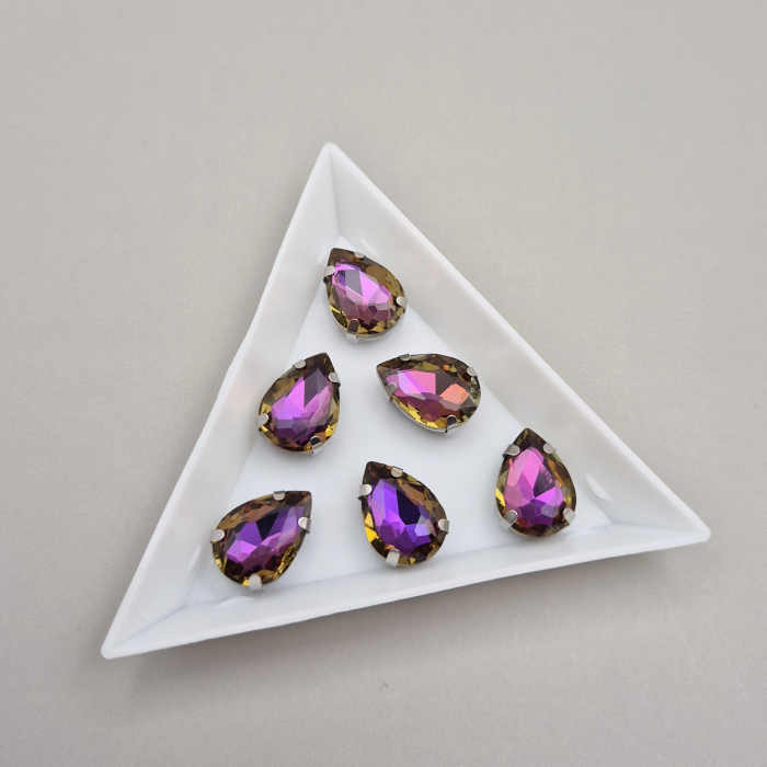 Stras Lacrima 10x14mm Ametist RB [1]