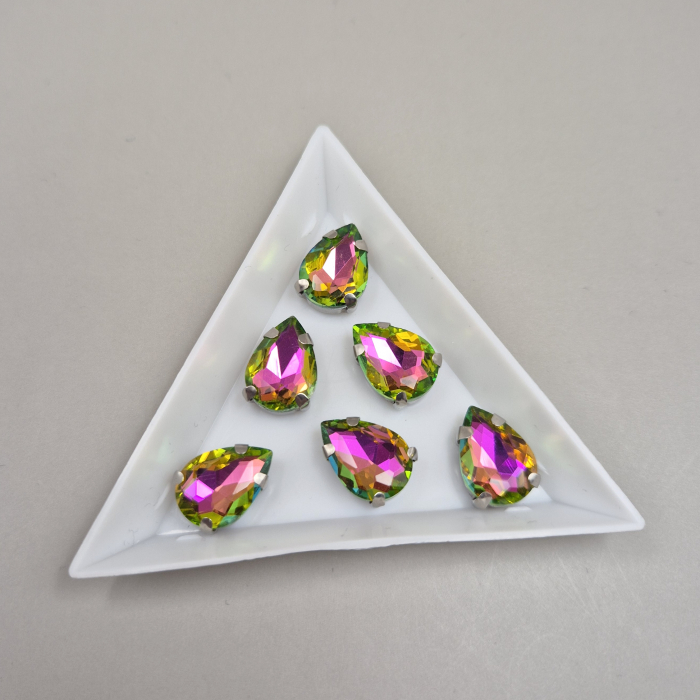 Stras Lacrima 10x14mm Peridot RB [1]