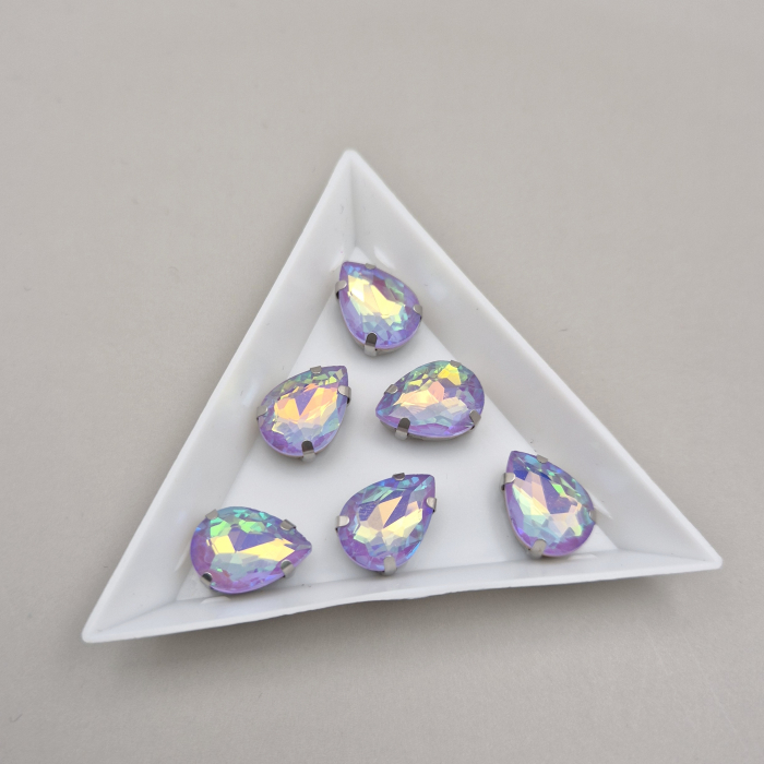 Stras Lacrima 10x14mm Violet AB [1]