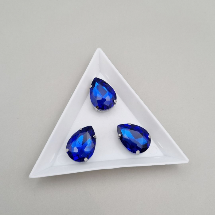 Stras lacrima 13x18mm Safir [1]